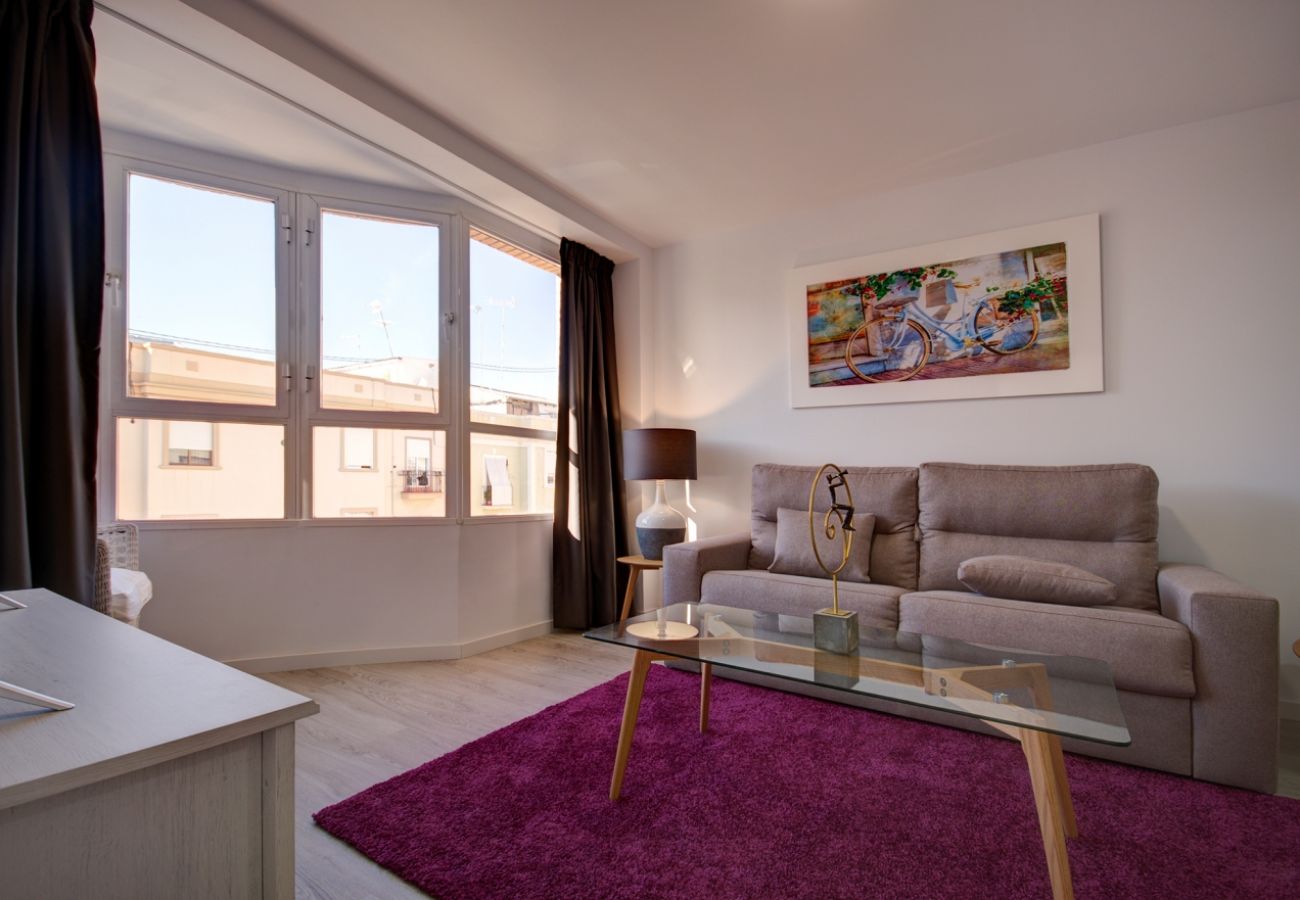 Apartamento en Valencia - El apartamento Marina Beach 4B en Valencia.