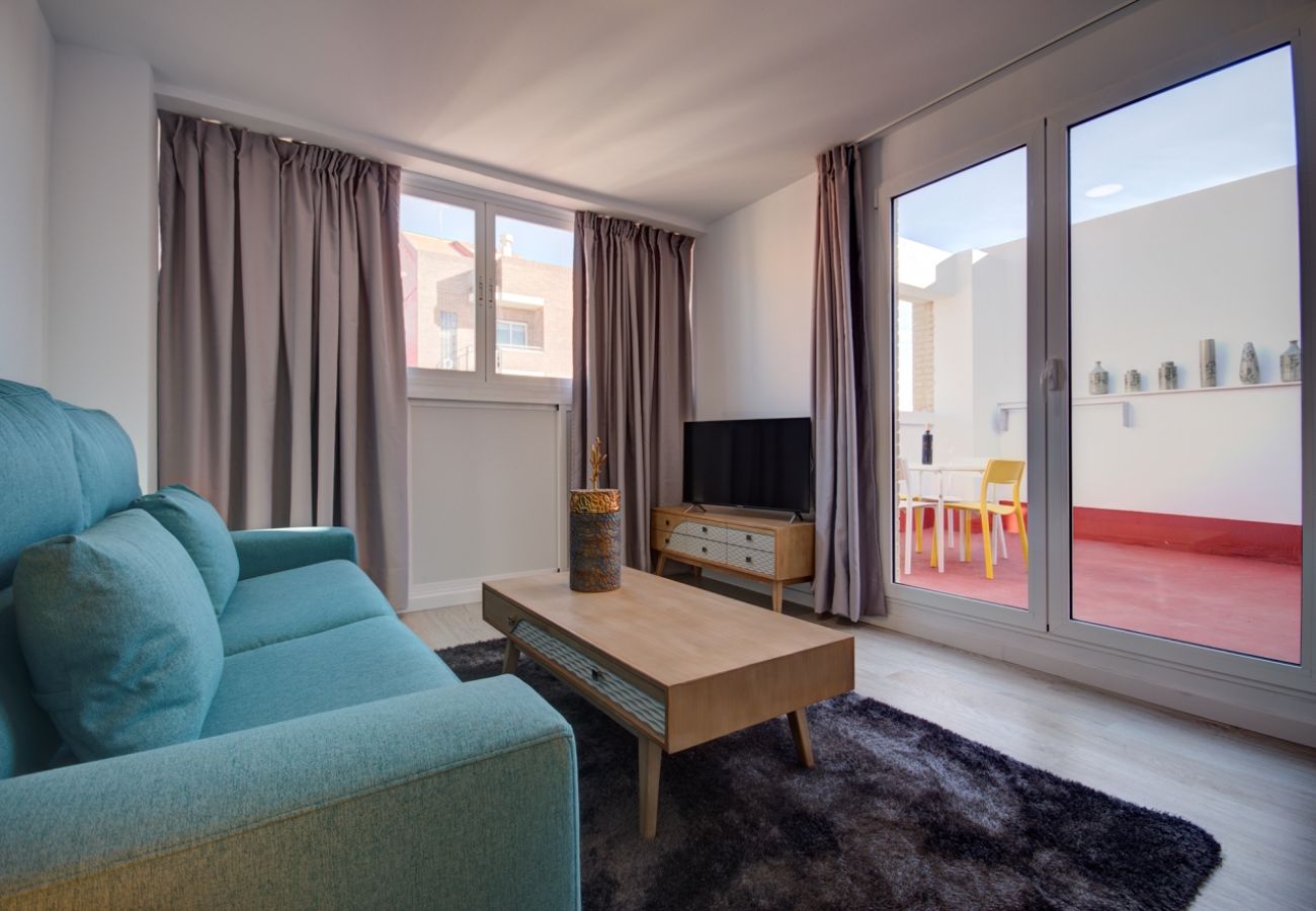 Apartamento en Valencia - El apartamento Marina Beach 5A en Valencia.