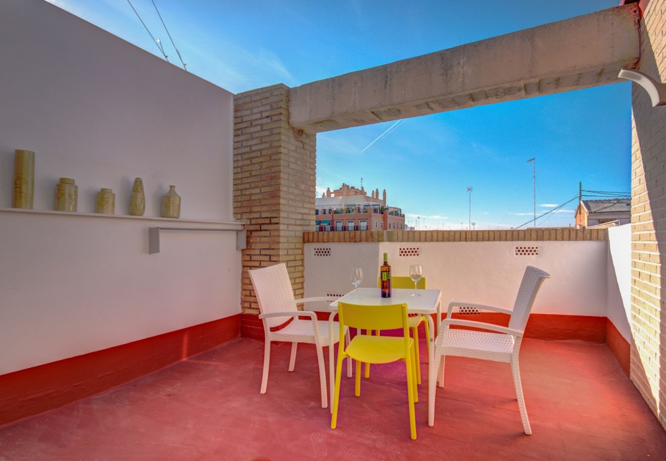 Apartamento en Valencia - El apartamento Marina Beach 5B en Valencia.