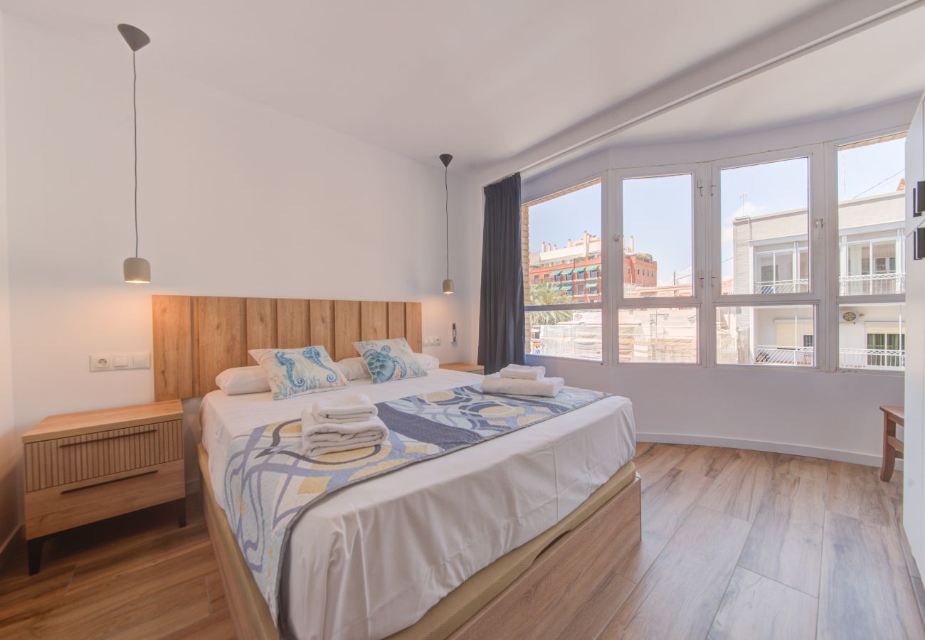 Apartamento en Valencia - El apartamento Marina Beach 3B en Valencia.